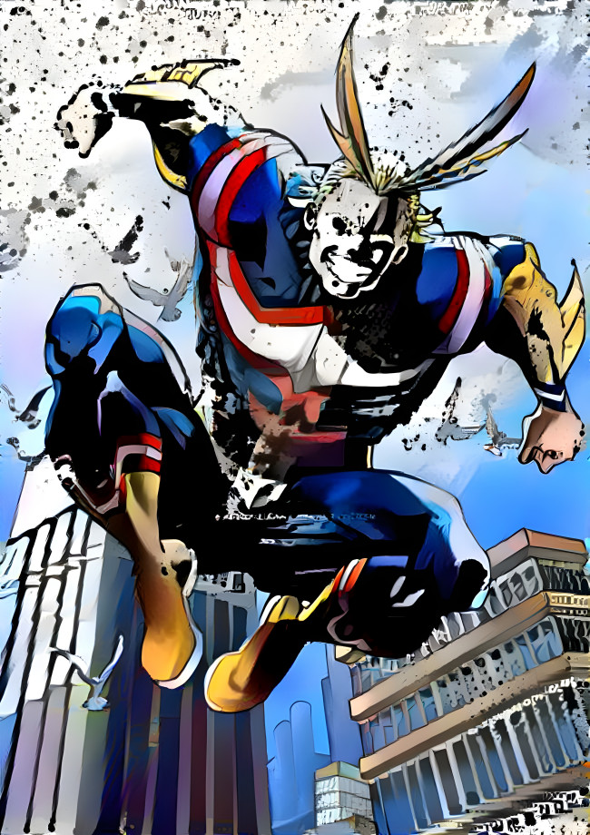 All Might Leap Traveling during Thanos Snap