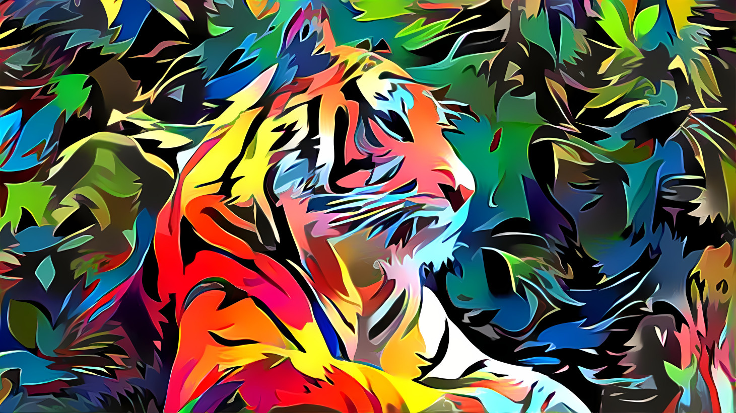 Tigre painting guapo