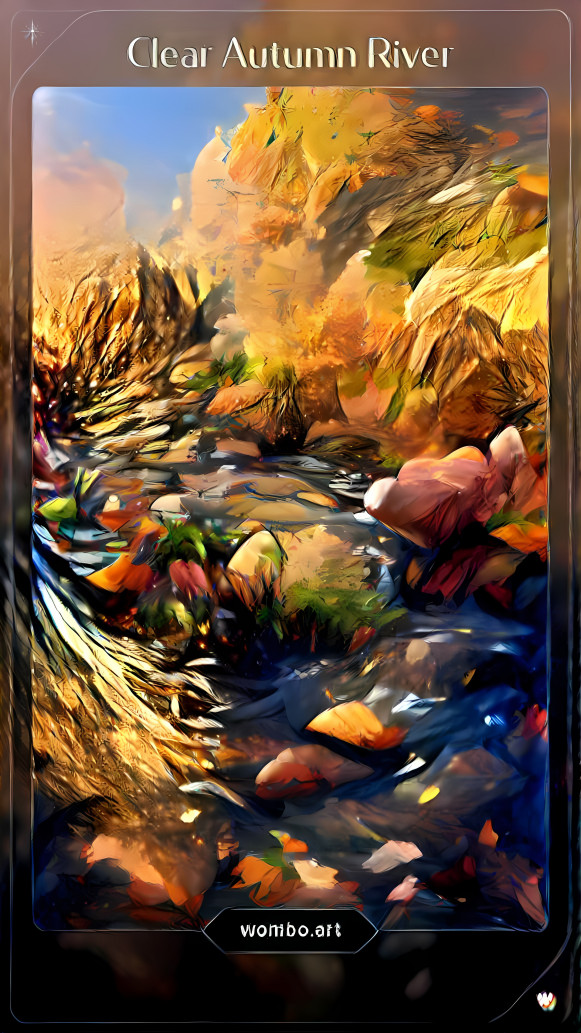 Clear Autumn River