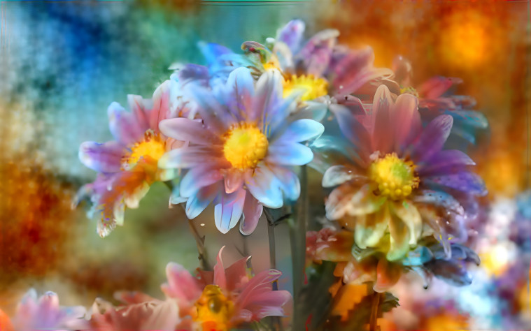 Flores arcoiris