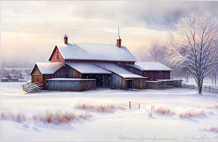 The Farm in Winter