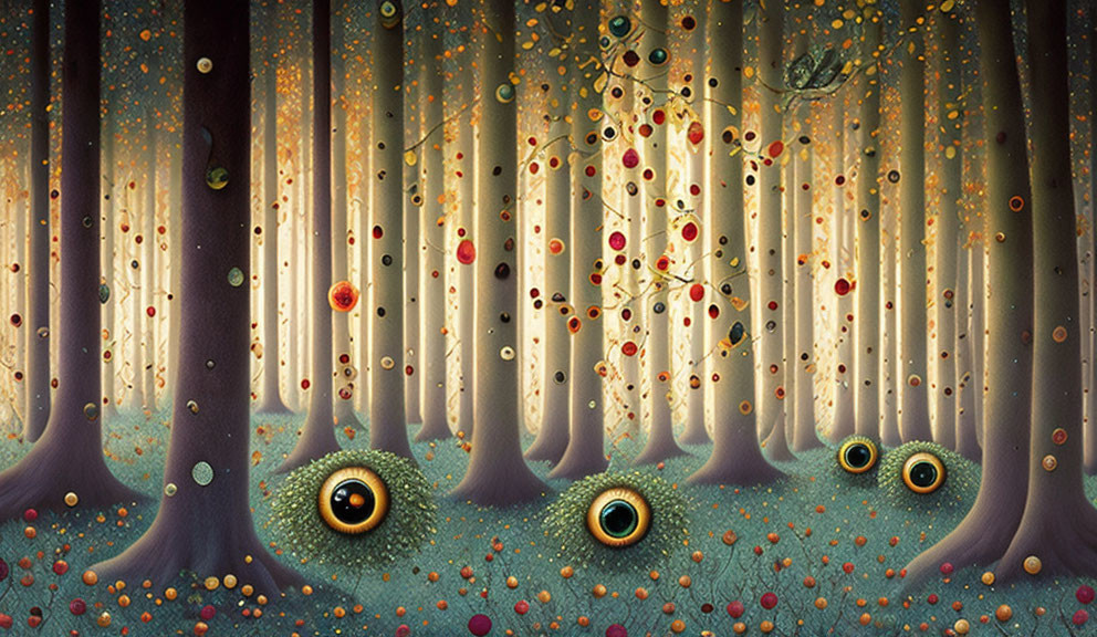 Autumn in the Eyeball Tree Forest