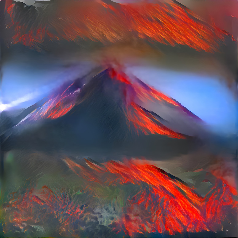 Faux Volcano