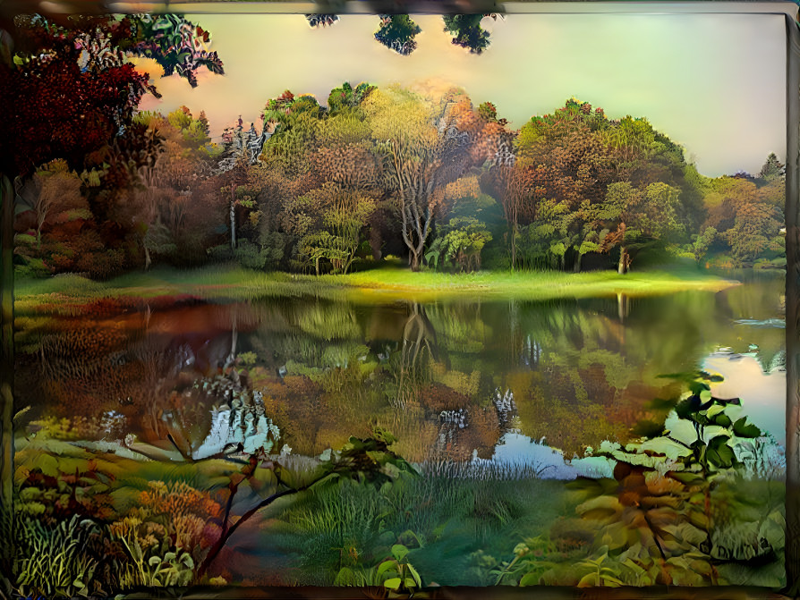 idyllic pond