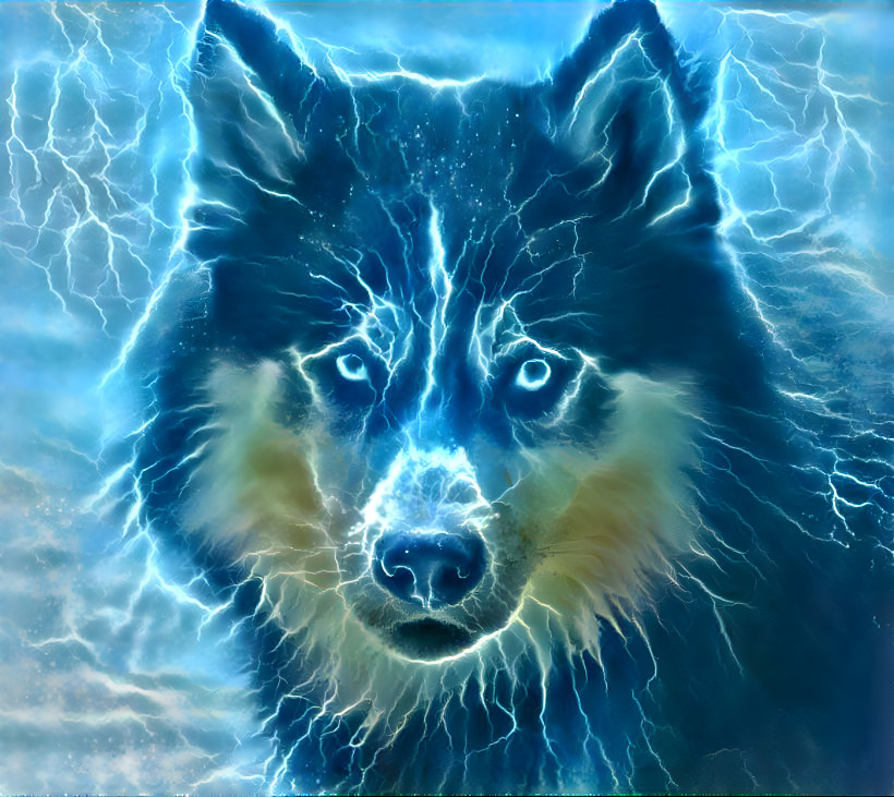 Lightning wolf