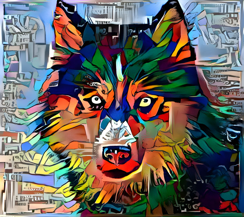 Comic wolf