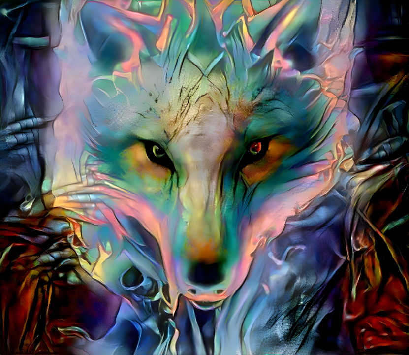 Wolf neon