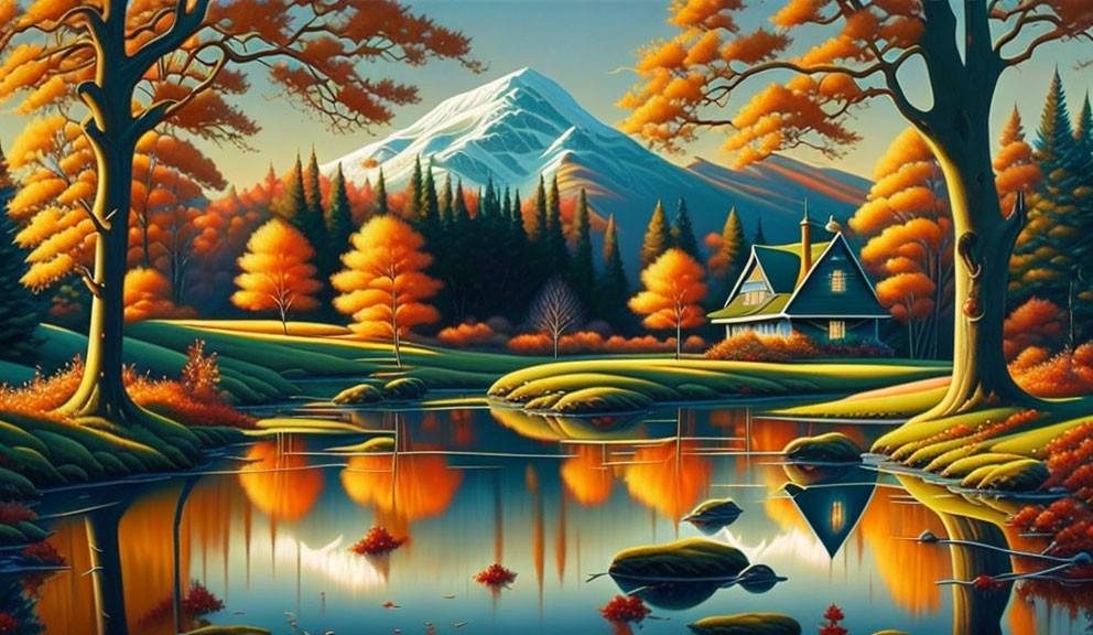 Beautiful autumn landscape 