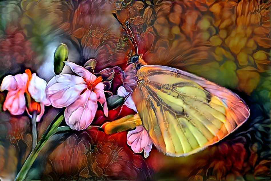 Schmetterling bunt