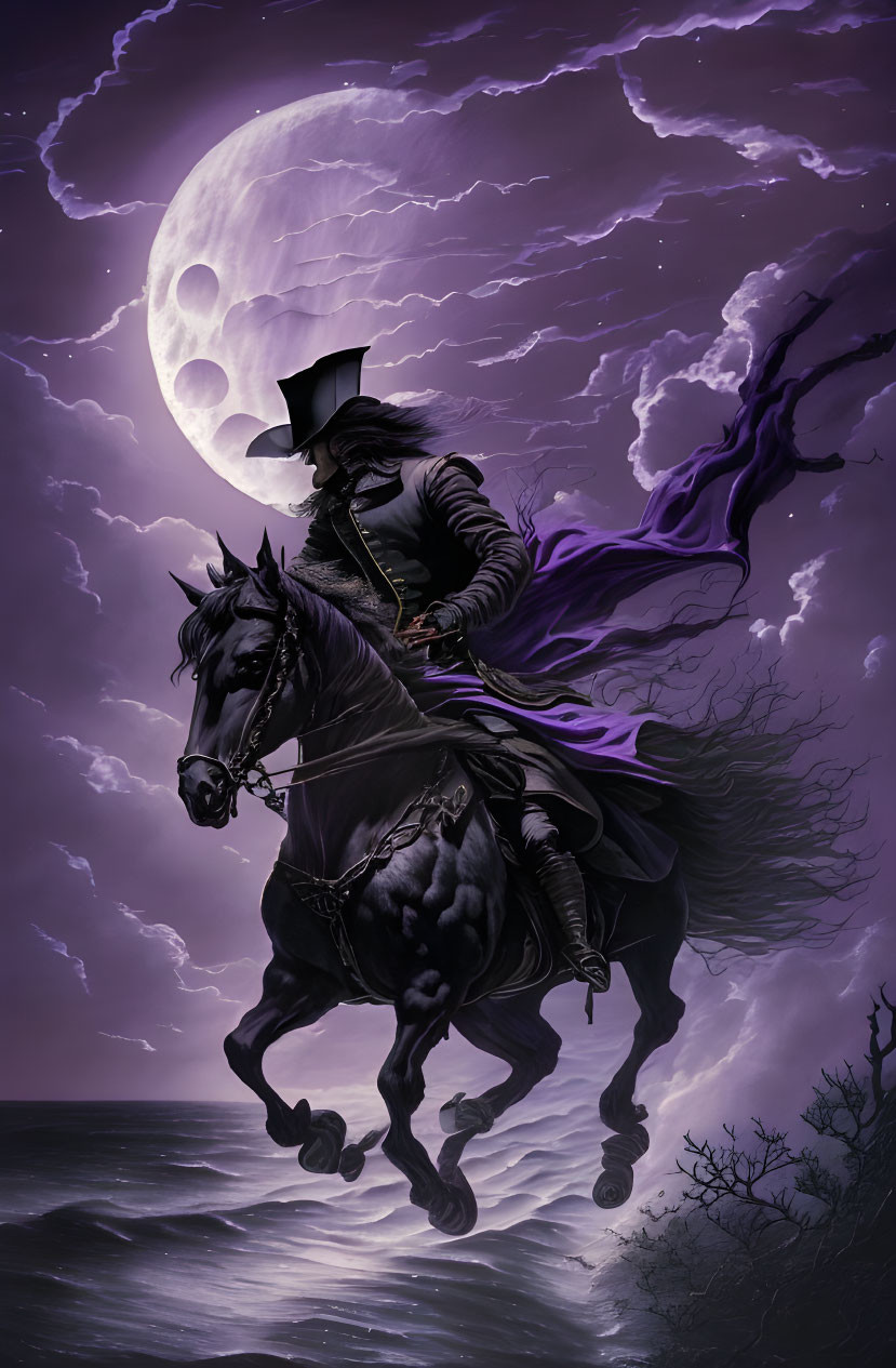 The highwayman came riding