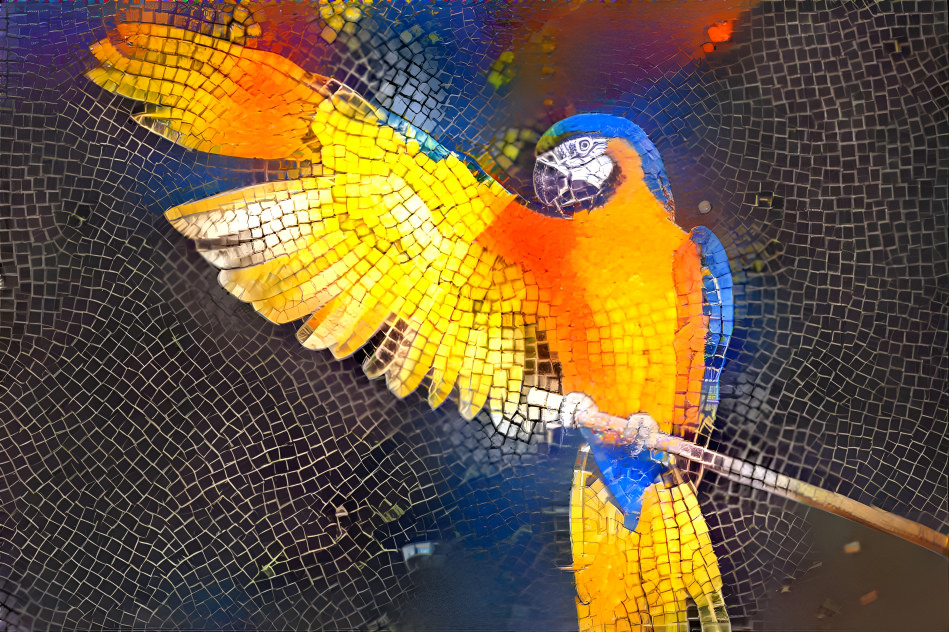 Mosaic Parrot