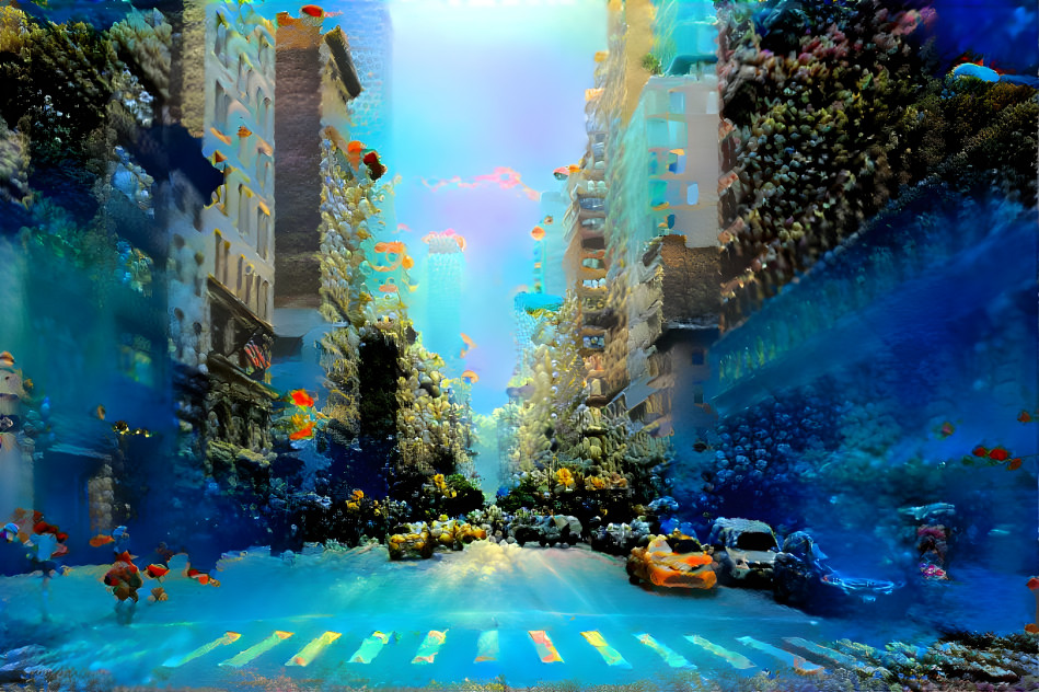 New York underwater