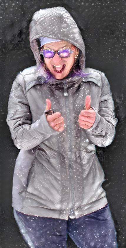 2 Thumbs up for cold and snow!