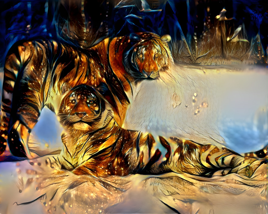 Golden Tiger Pair