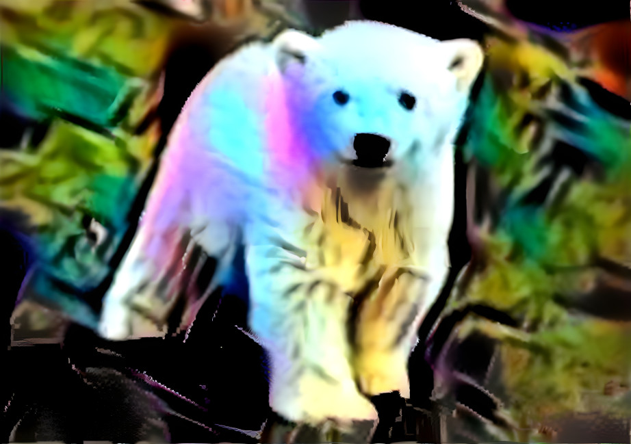 Rainbow Polar Bear