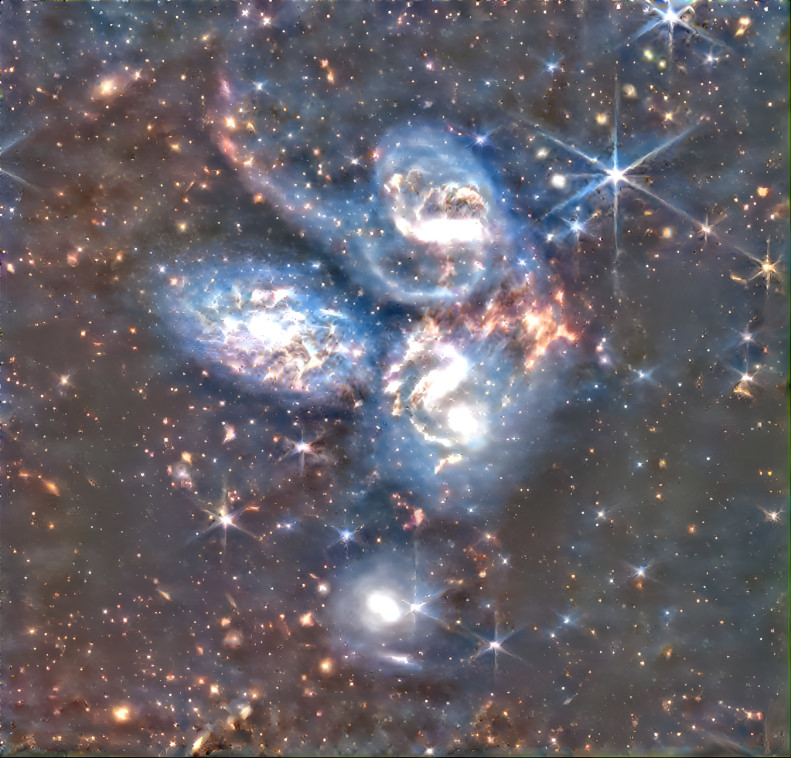 Merger of Deep Space James Webb