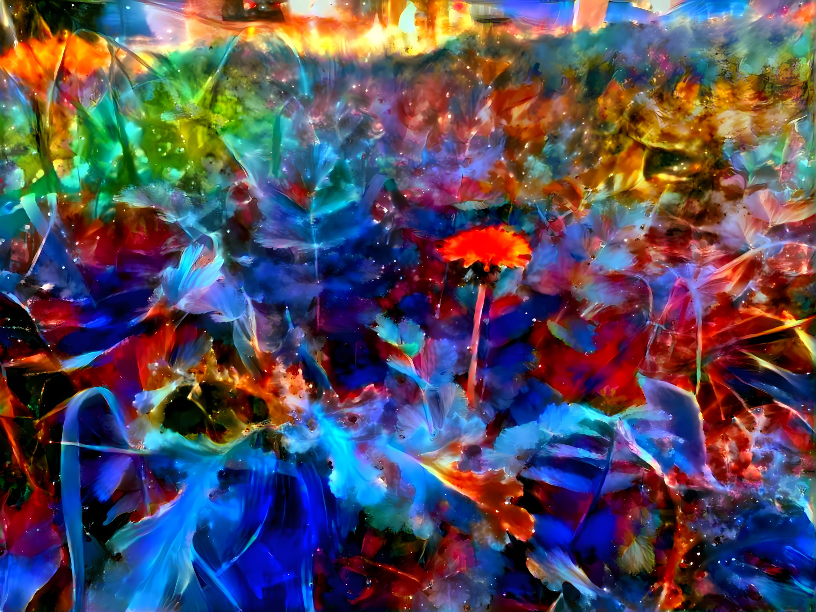 psychedelic dandelion