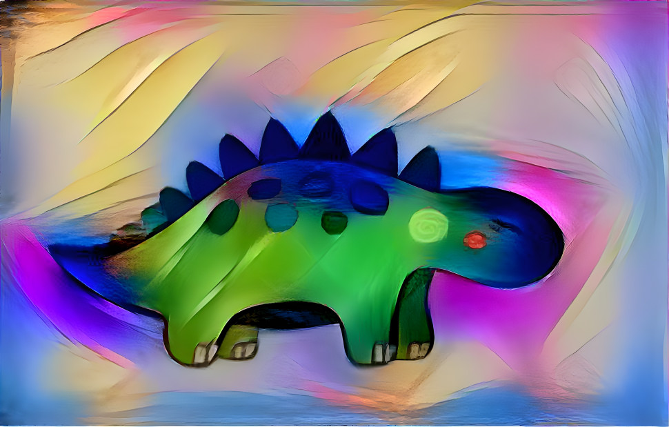 Rainbow Stegosaurus <3 !