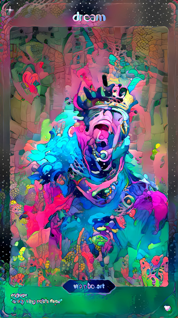 Crazy king noble face 
