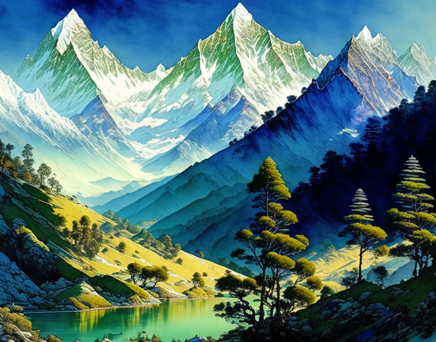 Rackham-Monge Himalayan Landscape 