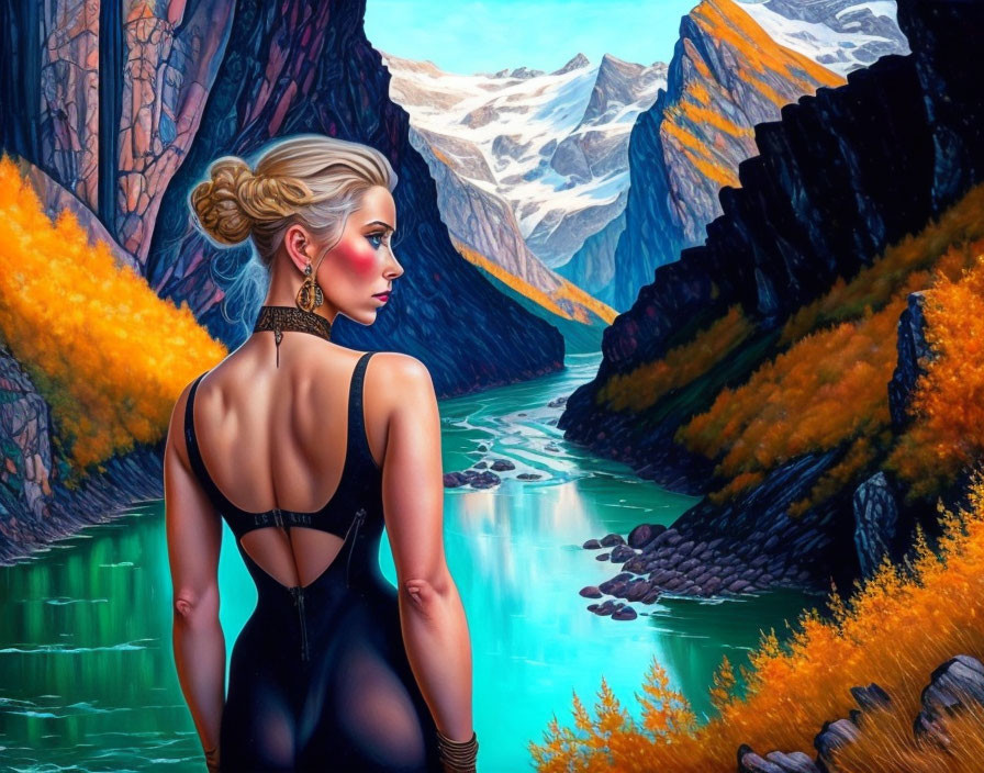 Schiele-Bilal River & Gorge Portrait
