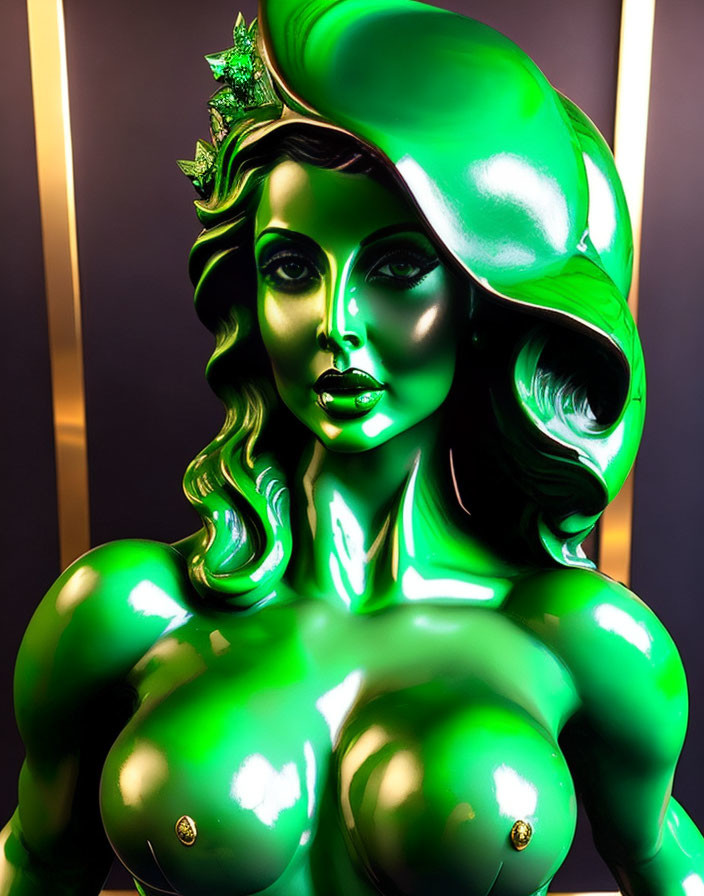 Green Malachite Woman