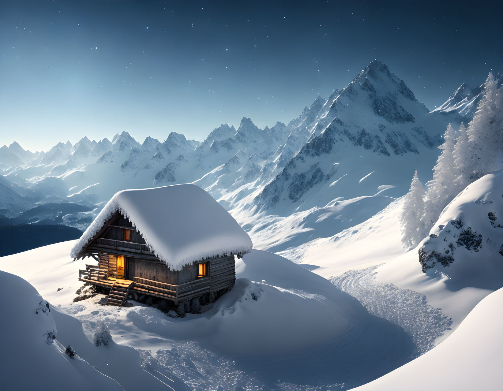 Brilliance Cabin in the Alps