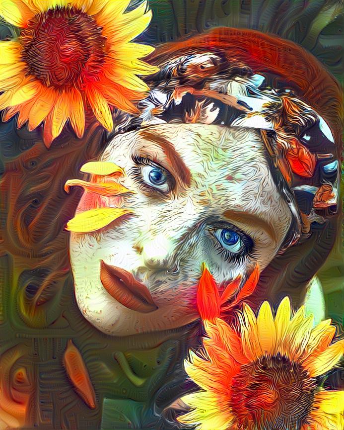 Sunflower Lady