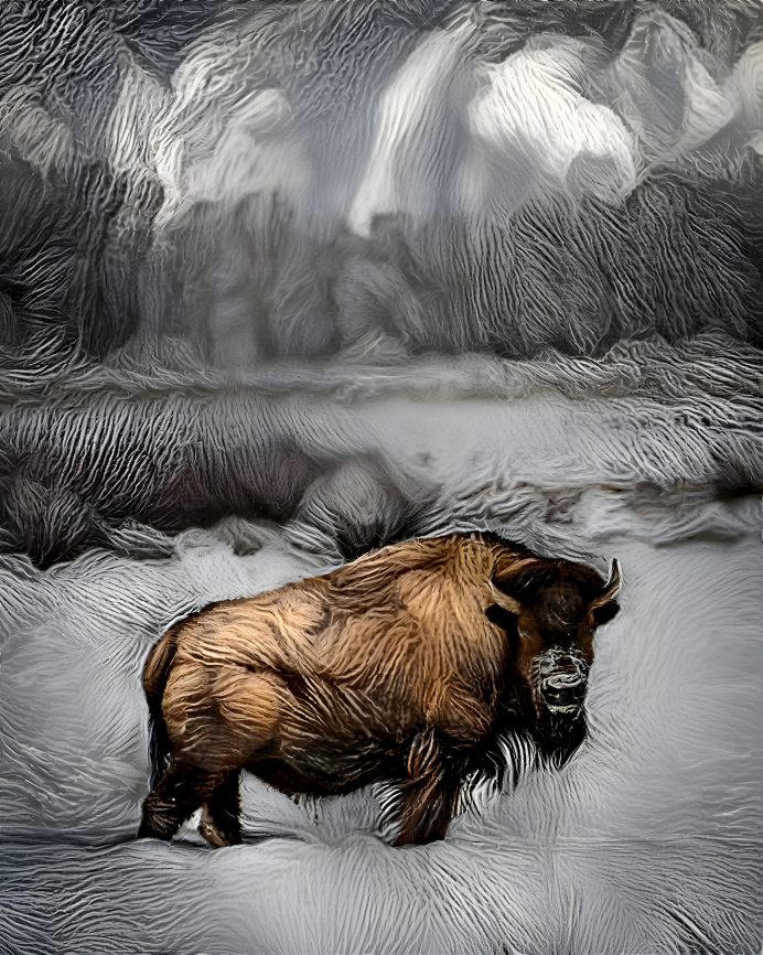 Abstract Bison Series #2 LQ