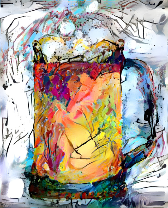 watercolor mug