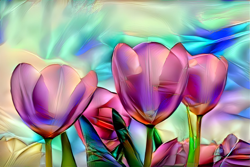 Magical tulipans