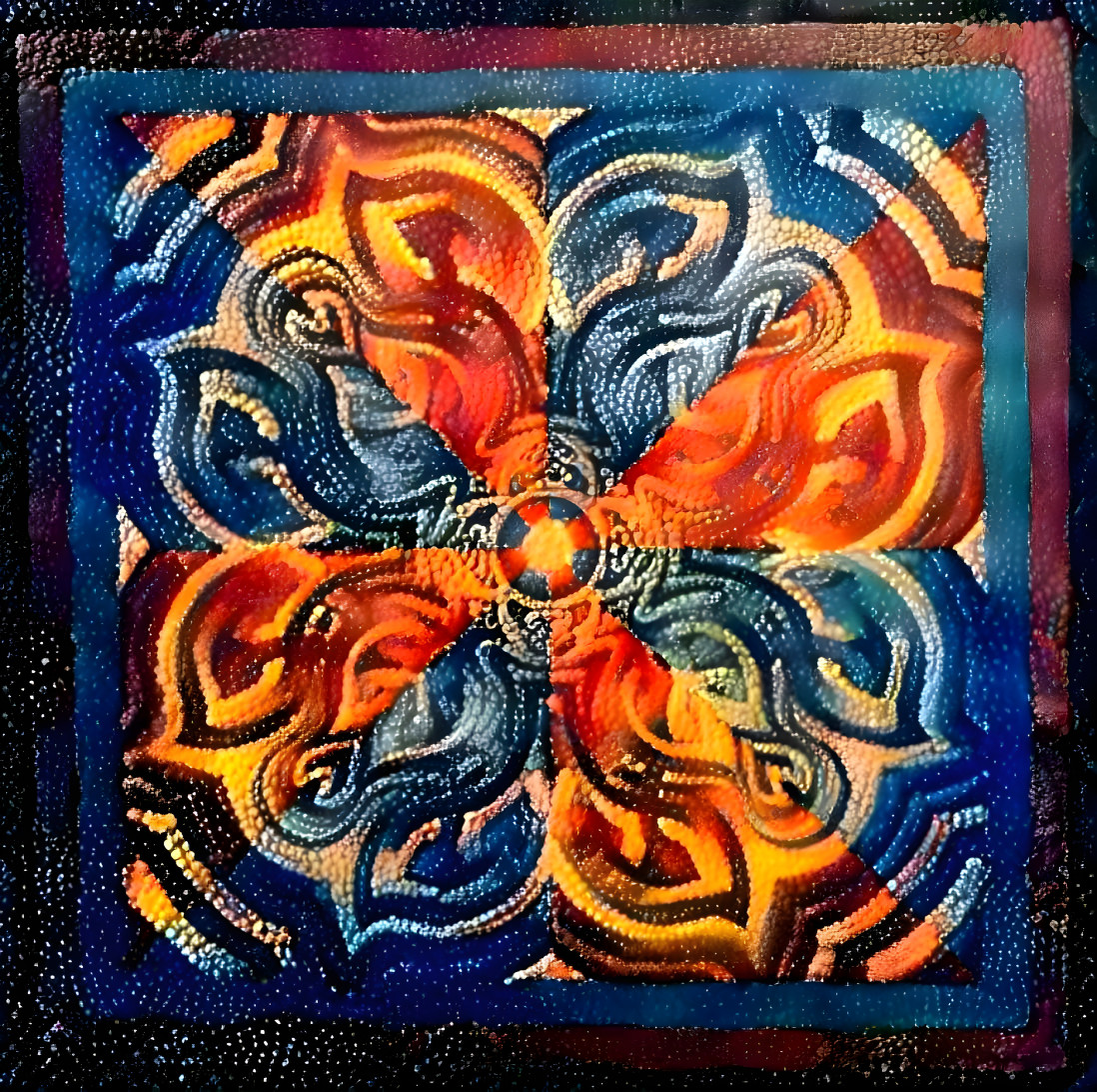 Mandala In Deep Colors