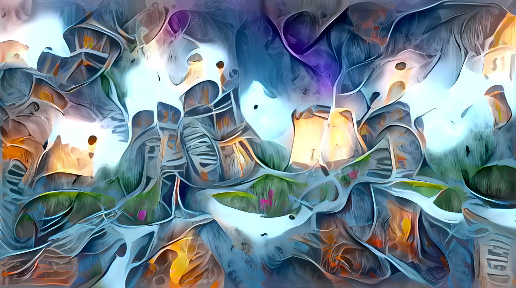 abstract castle