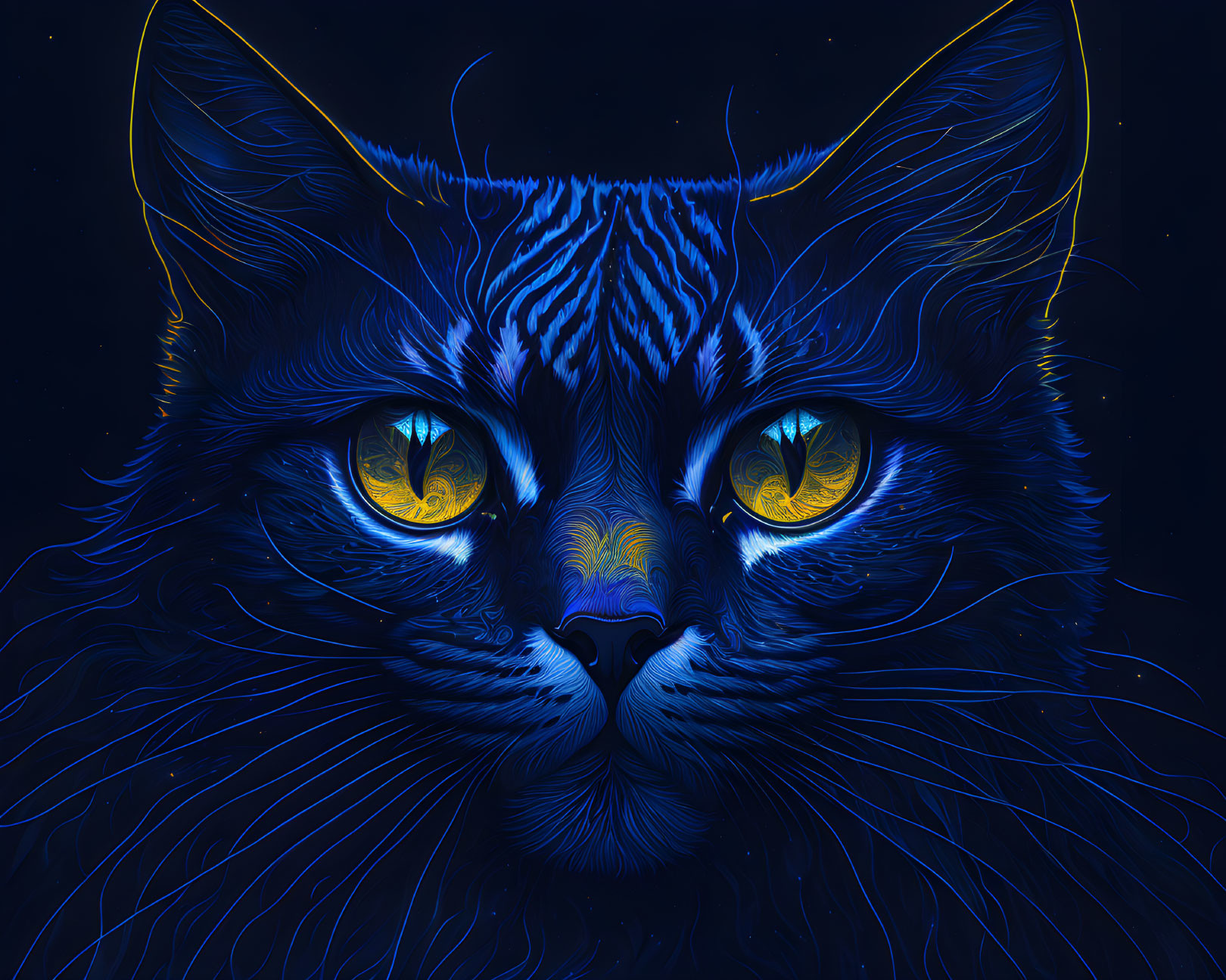 Cosmic Blue Cat