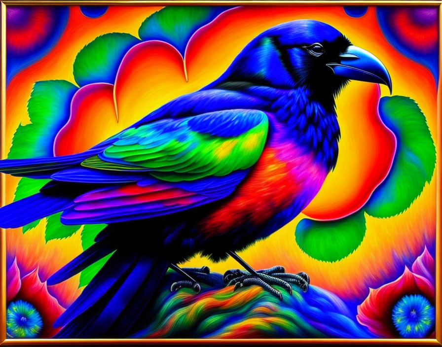 Psychedelic Crow 