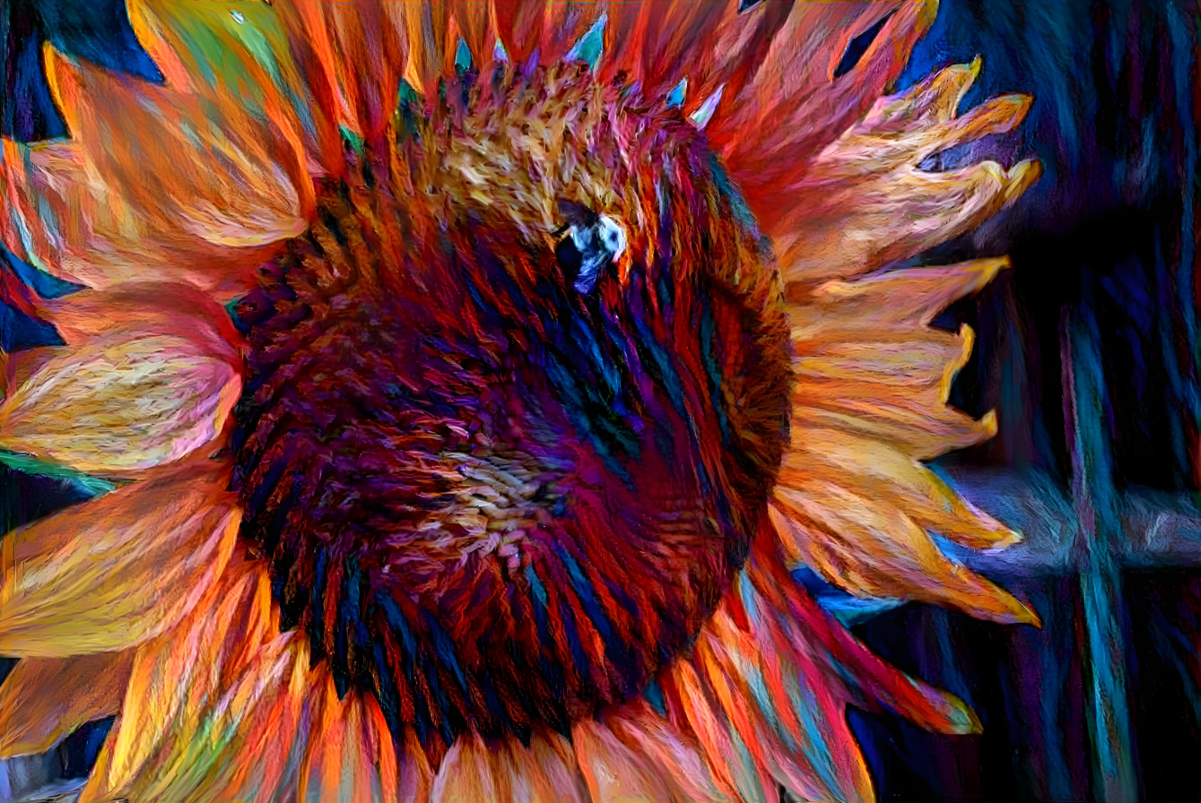 Knit Sunflower
