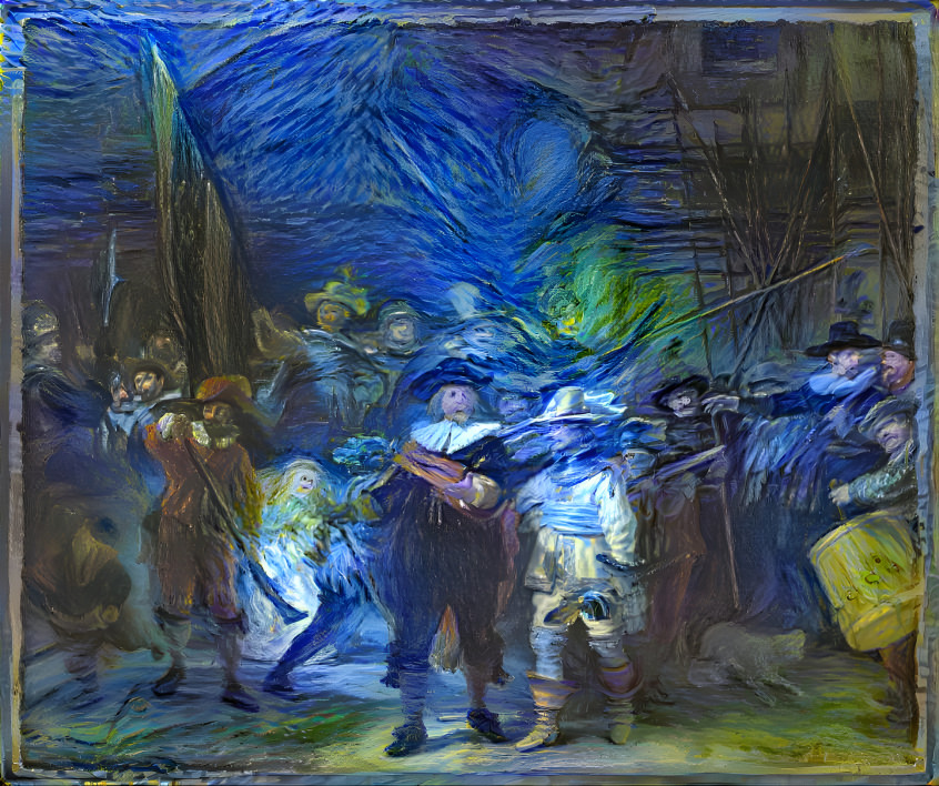 The Night Watch & The Starry Night Fusion