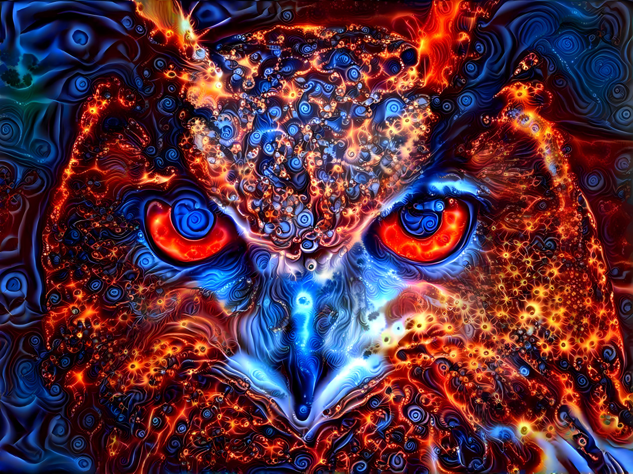 Red Devil Eyes - Lava Owl