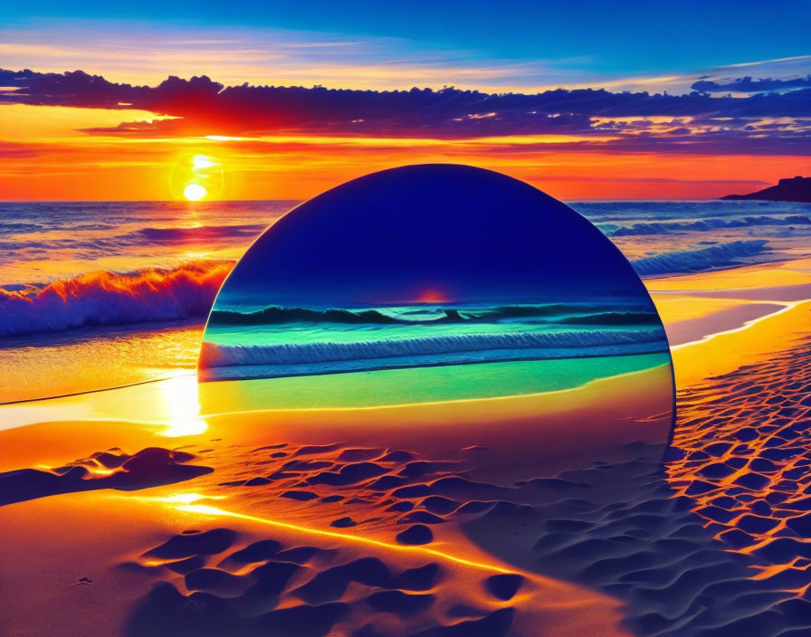 Beach Mirror