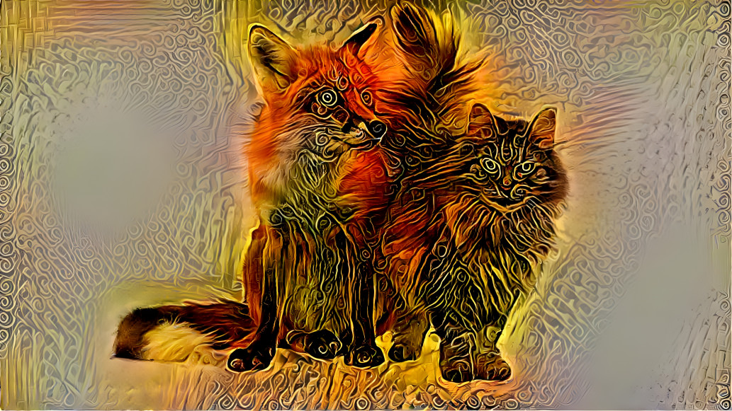Cat and Fox (Mushroom )