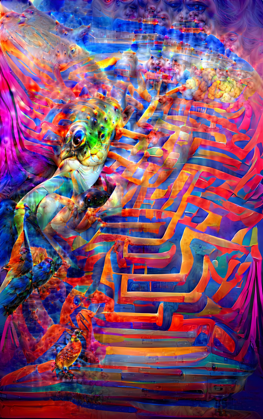 Animals in the maze