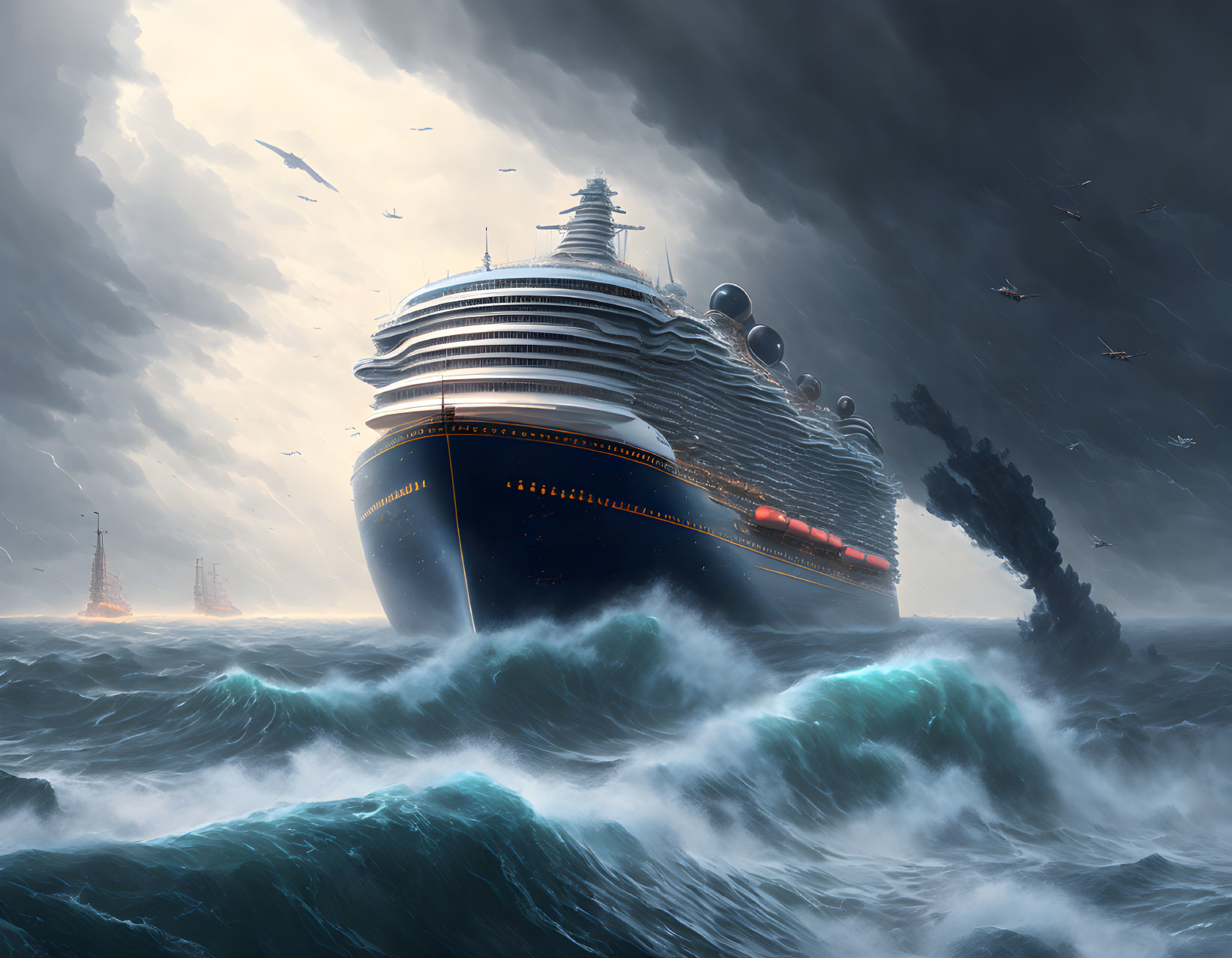 Cruise Ship Destruction