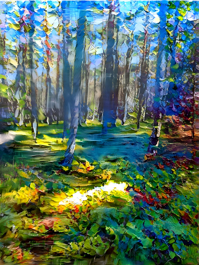 Morning in the Forest 