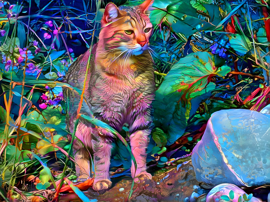 Backyard Jungle Cat