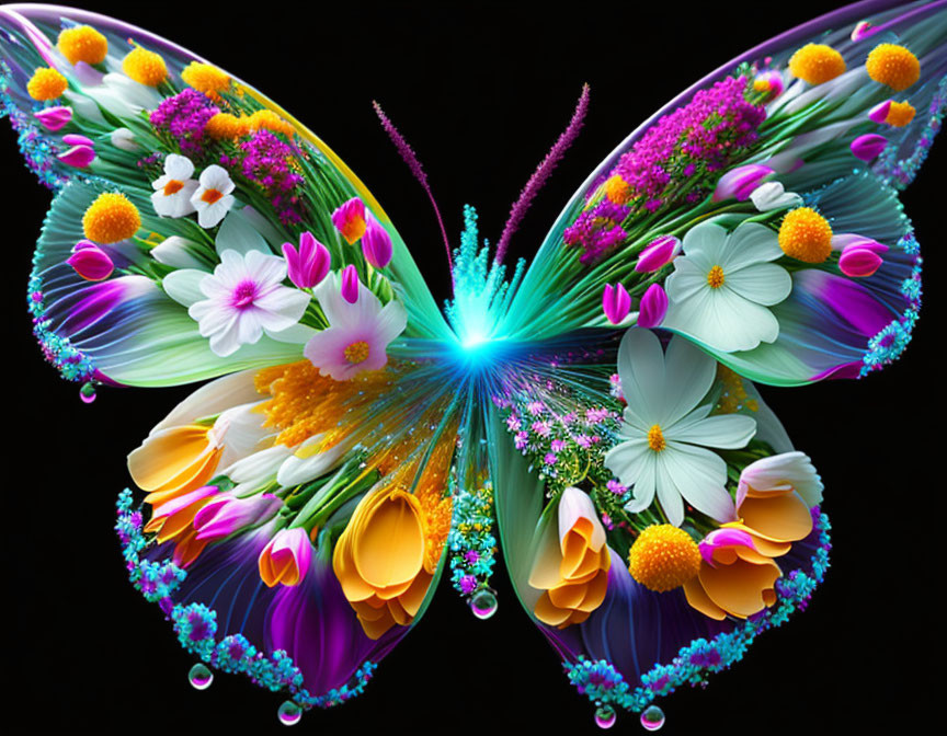 Floral Butterfly 2