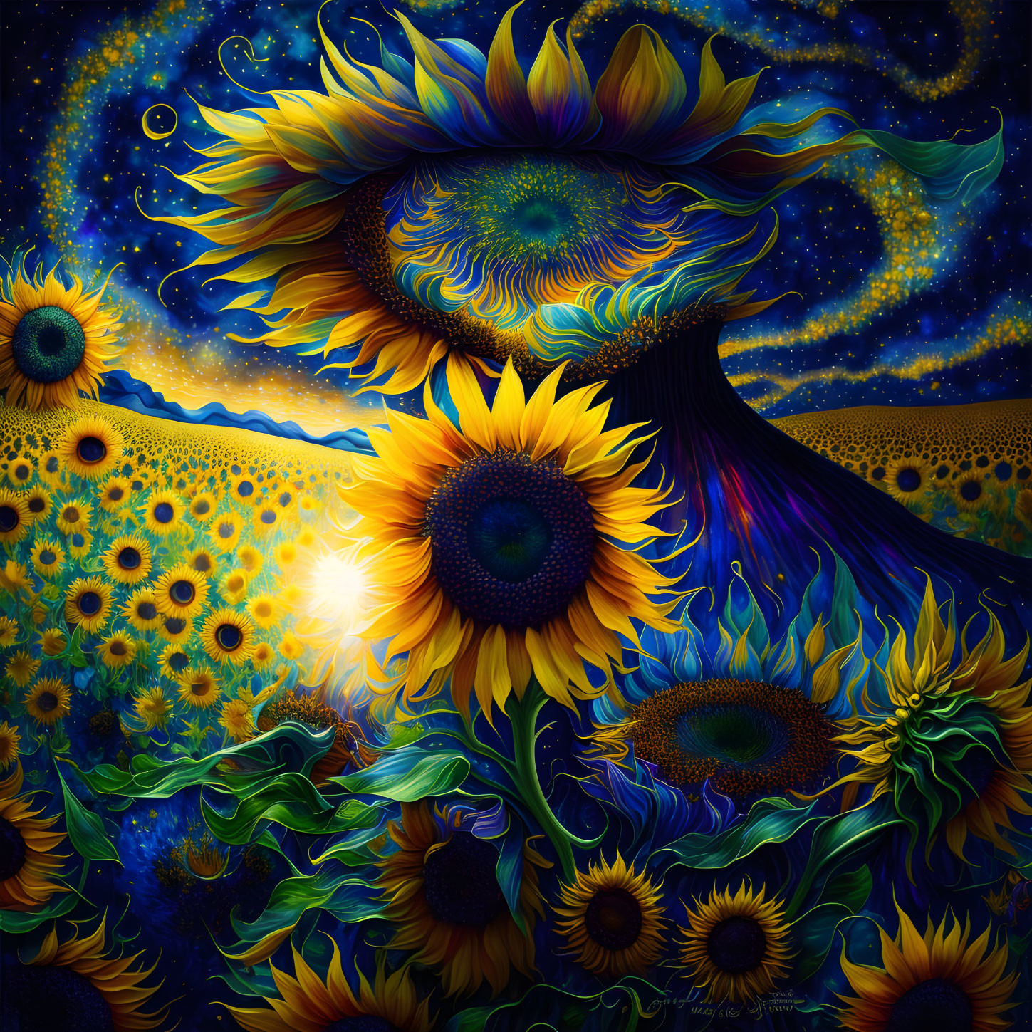 Sunflower Vortex