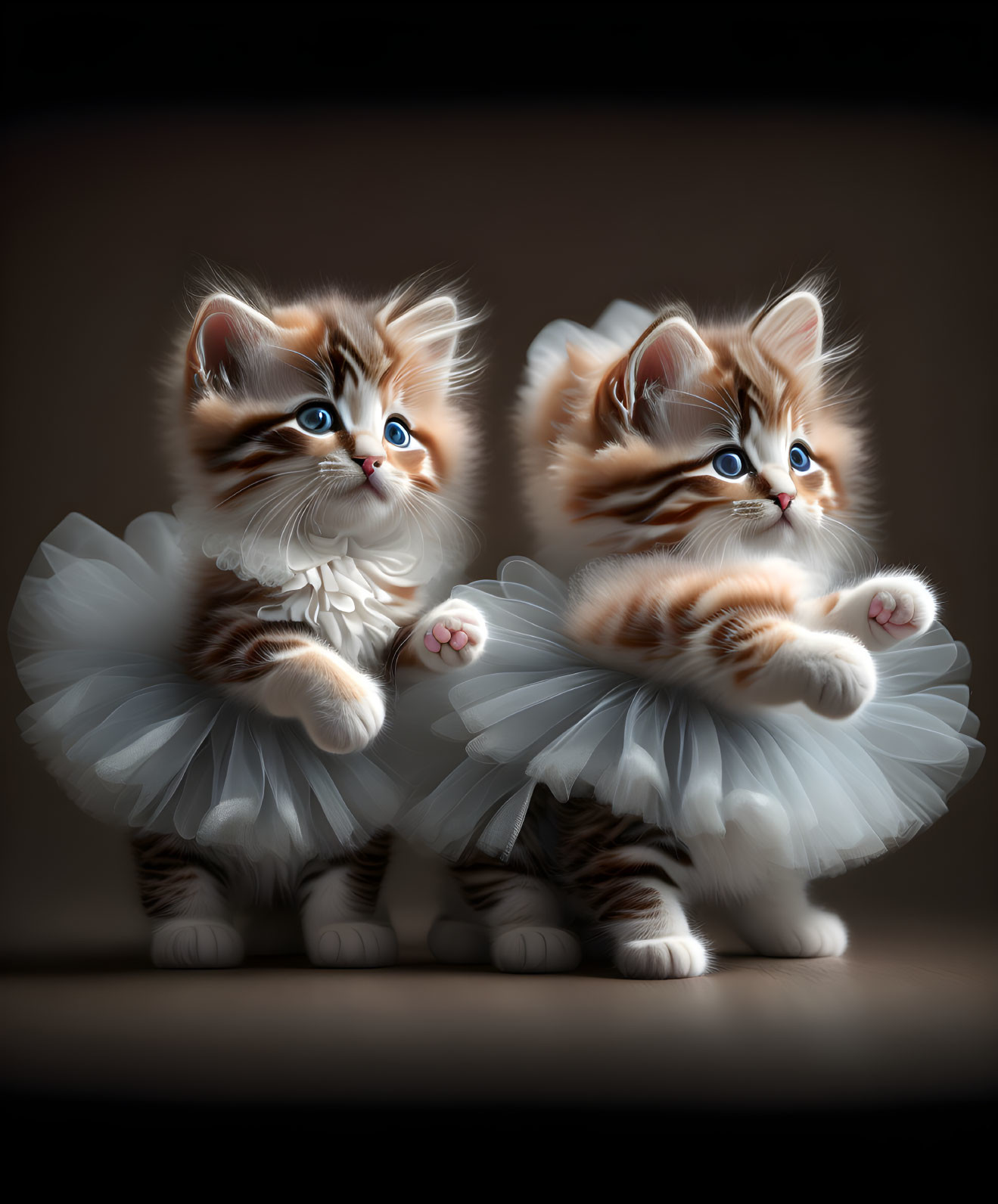Kittens in tutus 