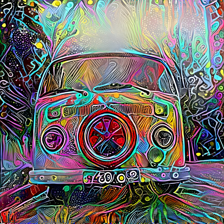Hip Bug Bus Psychedelic Flare