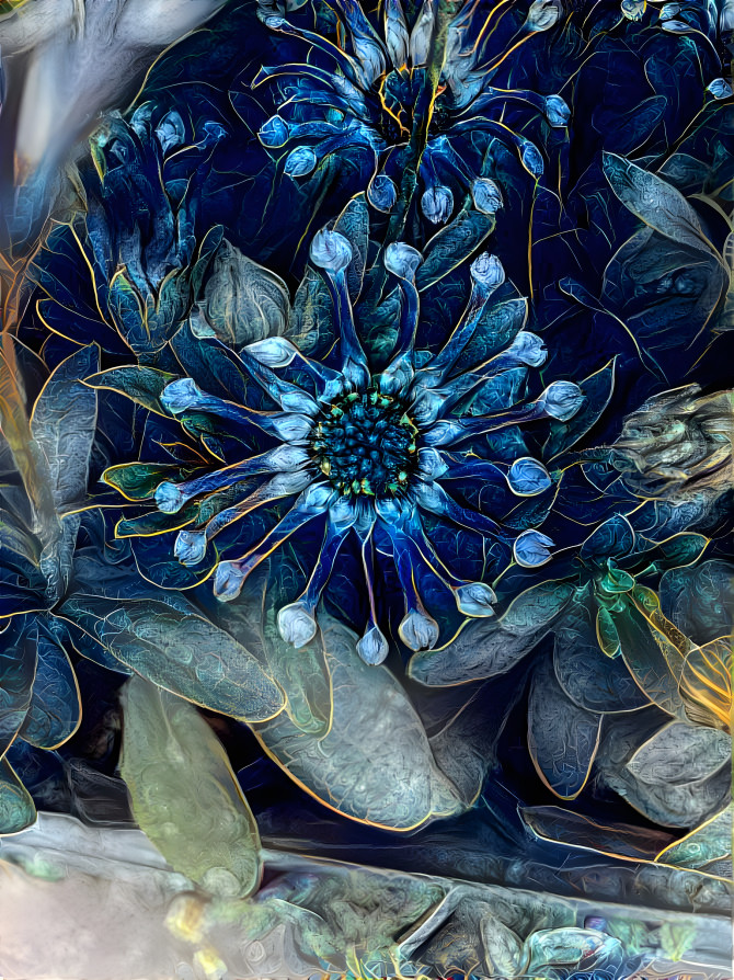 Blue flower nightmare