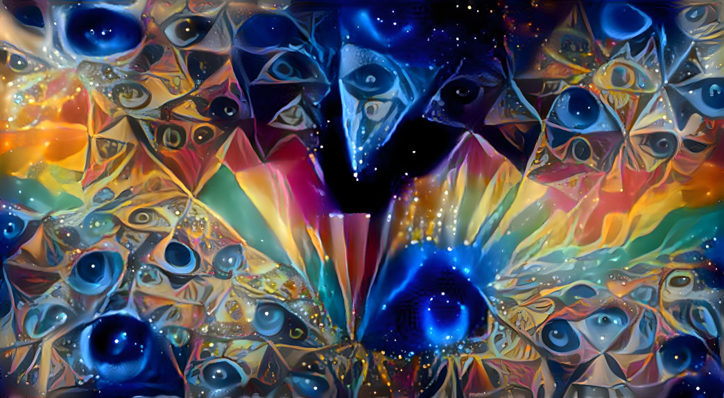 Cosmic Rainbow Eyes